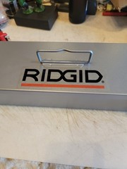 Ridgid 38605 19-5/8&Prime; x 4-9/16&Prime; x 3-3/16&Prime; Metal Carrying Case for 00-R Threader