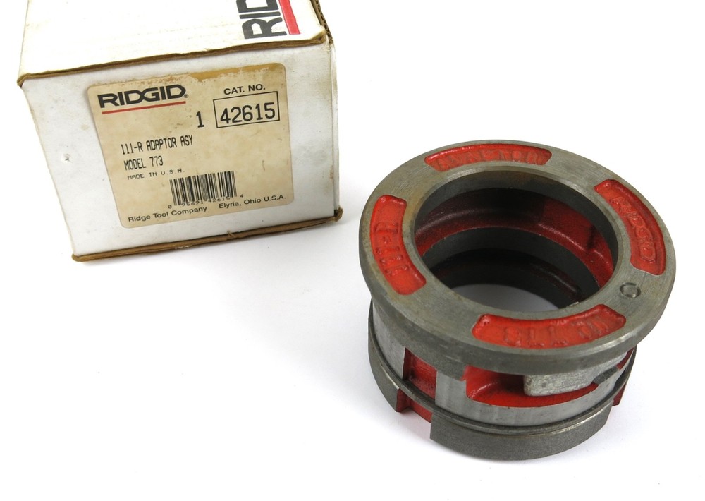 Ridgid 42615 Model 773 111-R Die Head Adapter for Model 700 Power Drive &ndash; NOS