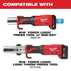 Milwaukee 3/8 Inch Zoomlock Max Press Jaw For M18 Force Logic Press Tools