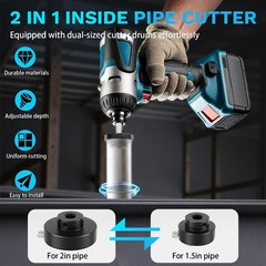 Pipe Cutter for 1.5&Prime; & 2&Prime; Schedule 40 PVC/ABS &ndash; Adjustable Depth, Durable Tool
