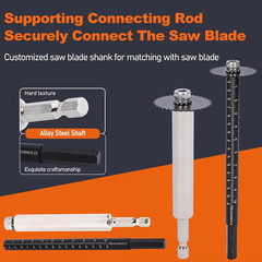 PVC Pipe Internal Cutter Set &ndash; 360&deg; Rotating Cutter, adjustable depth gauge, 5
