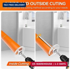 Inside Pipe Cutter for PVC Pipe Cutter Tool Set with 7 inch Scale FAST SHIP