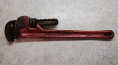 Proto 818HD 18&Prime; Steel Straight Pipe Wrench 2-1/2&Prime; Pipe Capacity USA