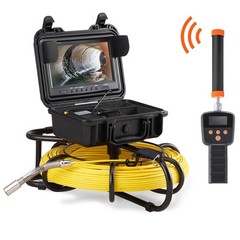 300ft Sewer Camera 512Hz Locator 9in Screen