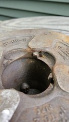 ANTIQUE RIDGID TOOL CO NO.65-R RIGID 1&Prime; TO 2&Prime; RATCHET PIPE THREADER