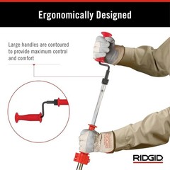 Power Drill Compatible 6 ft Closet Auger &ndash; Safe & Lightweight Clog Remover