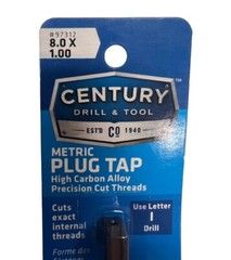 Century Drill & Tool 97310, 95009, 97312 Metric Plug Tap (LOT OF 3) **SALE**