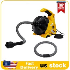 30 FT x 3/10 In Drain Cleaner Machine ,Electric Sewer Snake Drain Auger Cleaner