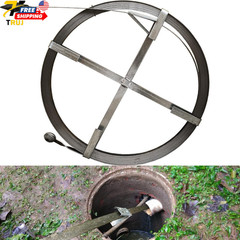 Heavy Duty 30M Sewer Drain Snake Tool Manganese Steel Manual Outdoor Use