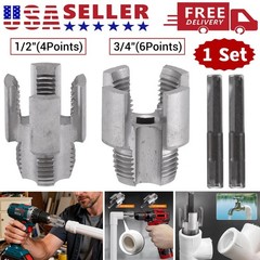 ⭐Integrated Internal & External Pipe Threading-Tool PVC Pipe Threader Kit USA