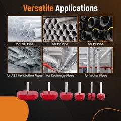 Pipe Fitting Reamer Kit For Reed Tool Clean Ream Extreme Plastic PPRK6 QME