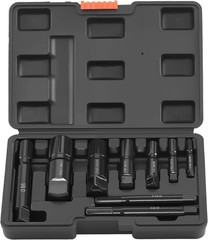 9-Piece Heavy-Duty Pipe Extractor Set in Cr-Mo Steel for 1/8&Prime; to 1&Prime; Pipes