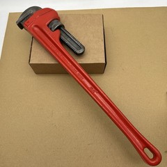 RIDGID 24&Prime; Straight Pipe Wrench Heavy Duty The Ridge Tool Co Made-in-USA Vintage