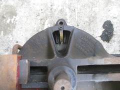 PARKER 1216 MANUAL RACHETING TUBE BENDER W/ 6 RADIUS BLOCKS NO SLIDES