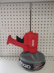 RIDGID 80168 EZ Spin&trade; Drain Snake for Tubs, Showers, and Sinks, Drain Cleaner