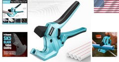 Versatile High-Performance Pipe Cutter for PVC, PEX &ndash; Cuts 2-1/2&rdquo; Efficiently