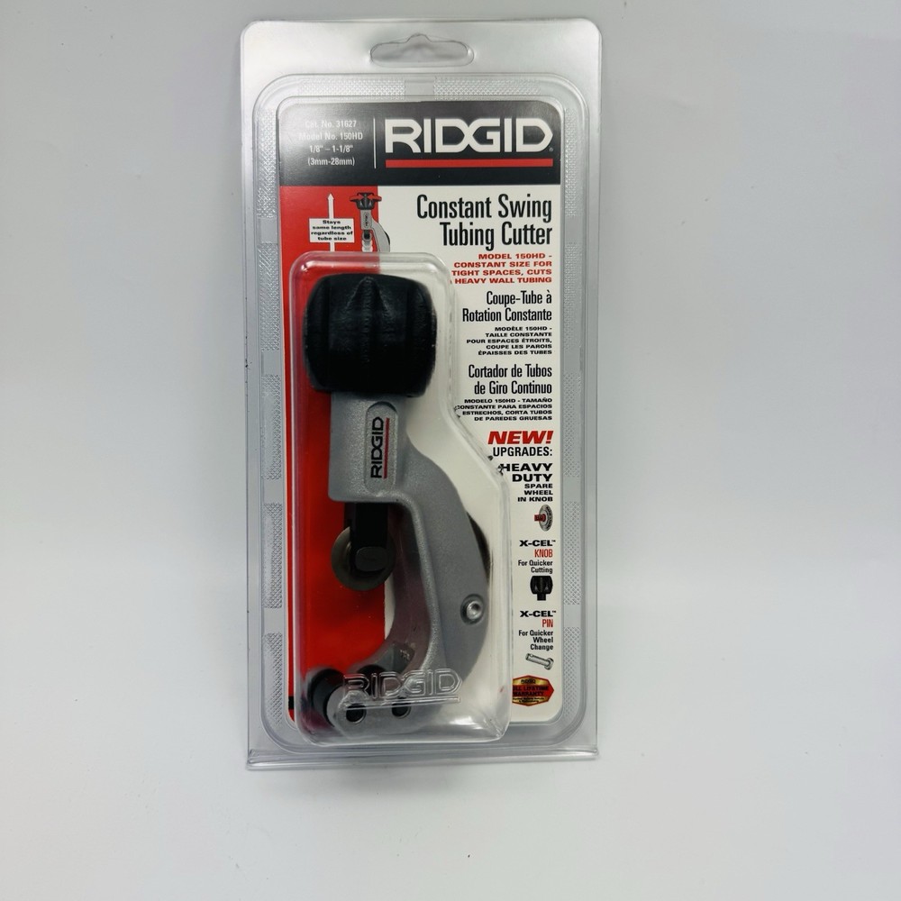 Ridgid 31627 150 Enclosed Feed Tubing Cutter w/ H-D wheel (1/8&Prime; &ndash; 1-1/8&Prime;)