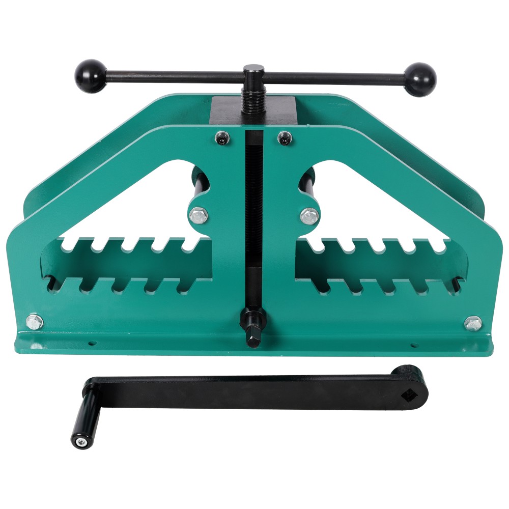 Manual Metal Tube Bender for Round and Square Pipes with Adjustable Crank
