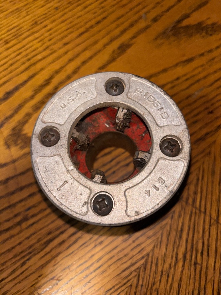 Ridgid Pipe Threader Die Head 1&Prime; NPT 00-R B14 USA FREE SHIP