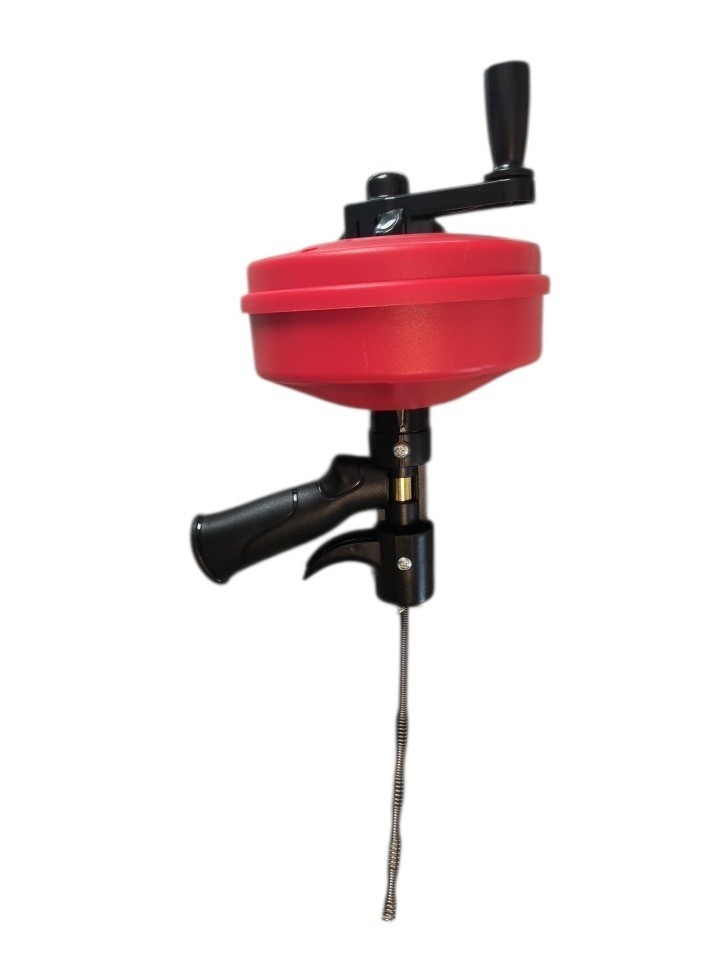 Drain Snake Handle Spin Type Auto Feed Into Pipe for 3/4&Prime; &ndash; 1-1/2&Prime; up to 25&prime;