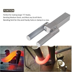 Blacksmith Hardy Anvil Tool 7/8&Prime; hardy Turning Bending Forge Scrolling Twisting