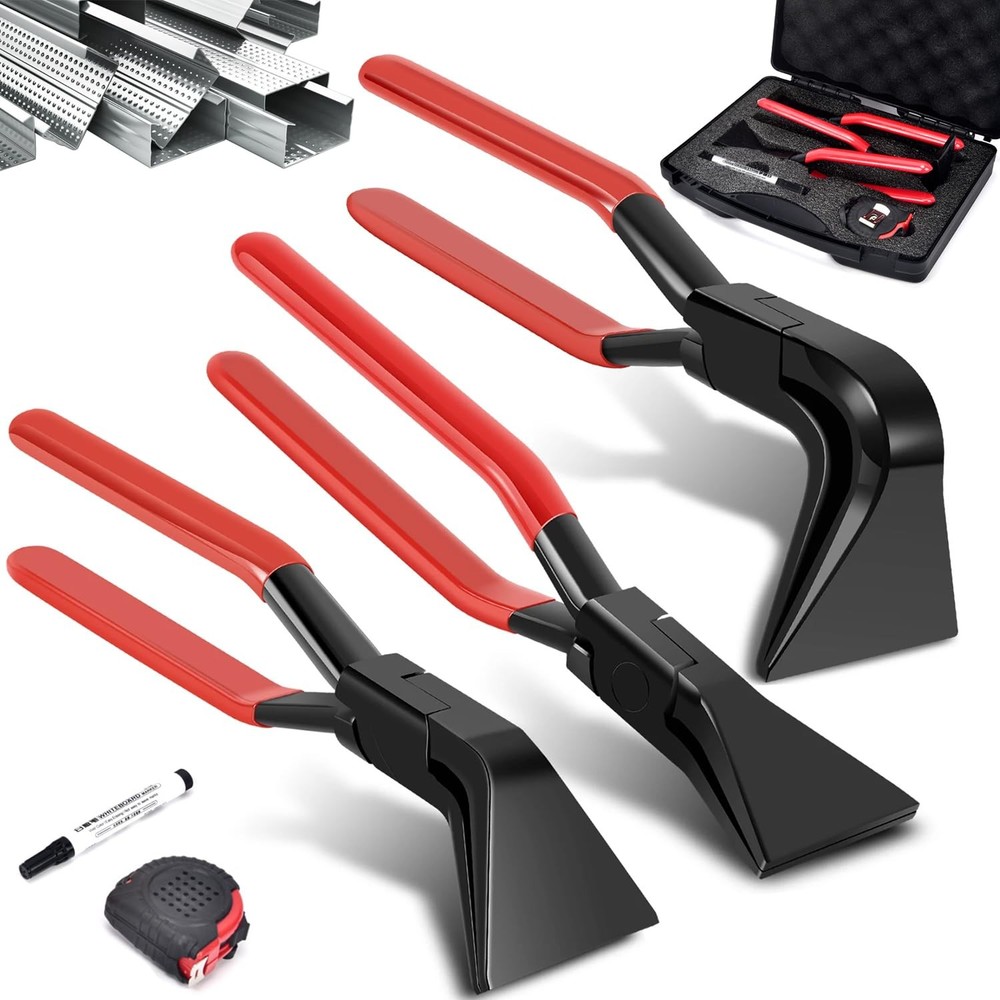 Sheet Metal Bending Pliers Set 3PCS Hand Seamers Straight 45&deg; 90&deg; Jaws Sheet &hellip;