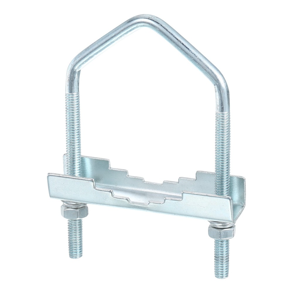 Antenna Mast Cross-Over Bracket Kit U-Bolt Clamp Mounting Hardware M6x100x50mm