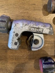 Lot Of (7) Various Pipe Cutters Ridgid, Alue, Imperial, Husky & unbranded
