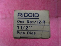 Ridgid 1-1/2&Prime; Pipe Dies Threaders 12-R &ndash; 38035 Left Hand