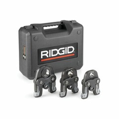 RIDGID 48558 1/2&Prime; to 1&Prime; MegaPress Jaws & Rings Standard Kit with Carrying Case
