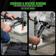 Hilmor Compact Tube Bender Kit 1/4-7/8in Reverse Bending