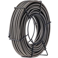 Uimoso Drain Cable Sewer Cable 100Ft 1/2In Drain Cleaning Cable Auger Snake Pipe