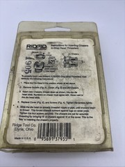 RIDGID 37935 1-1/2&rdquo; NPT, 11-1/2 TPI &ndash; RH, 12-R HS Pipe Dies