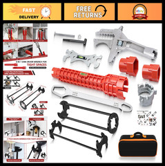 7PCS Plumbing Tool Set &ndash; Sink Wrench, 8-in-1 Faucet Wrench, Universal Plumber Wr