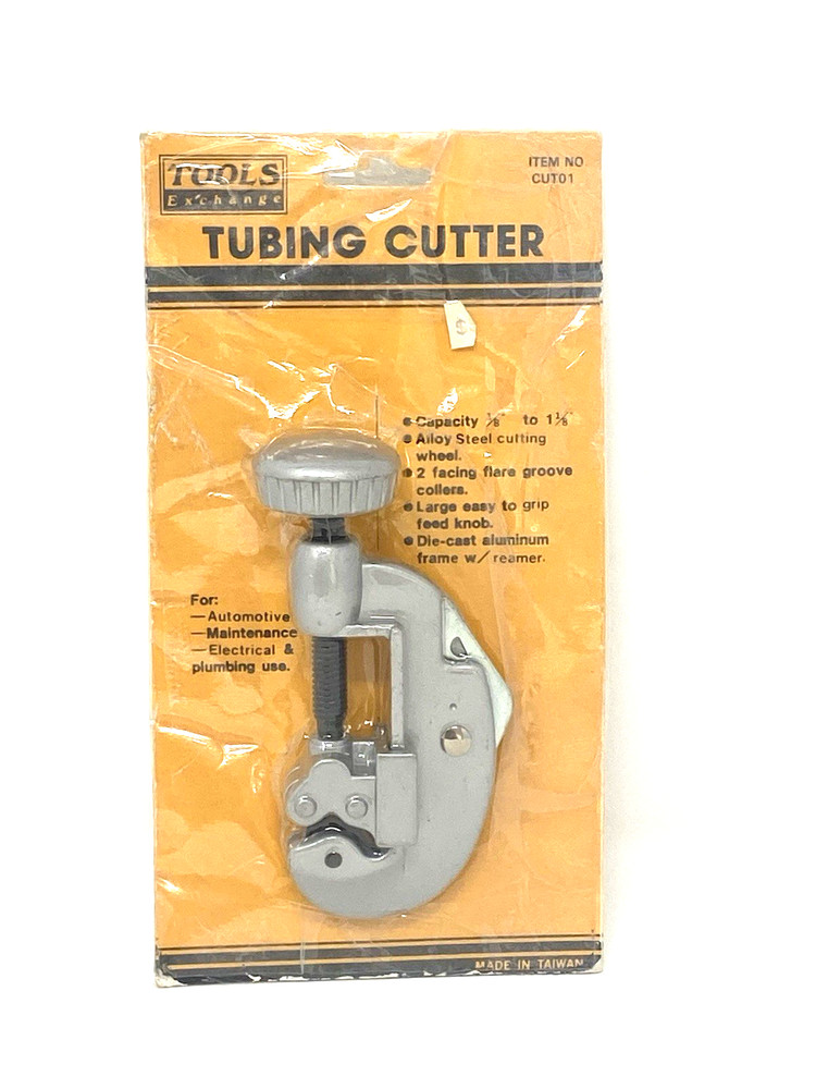 Tool Exchange Pipe Tubing Cutter 1/8&rdquo;- 1-1/8&rdquo; (3-30mm) Alloy Steel Cutting Wheel