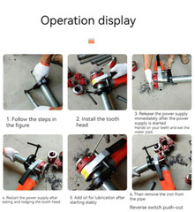Convenient Form HandHeld Electric Coiling Machine Hinge Lever Hinge Thread 2300w