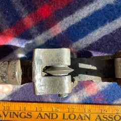 RARE ANTIQUE D. SAUNDERSONS 2&Prime; PIPE CUTTER NO. 2 PATENTED NOVEMBER 28 1880 R$133
