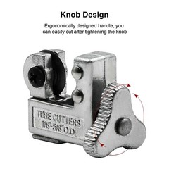 Mini Pipe Tubing Cutter 1/8&Prime; to 5/8&Prime; OD Copper Brass Aluminum Cutting HVAC Plumb