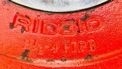 Ridgid Receding Die Head Pipe Threader/Threading Machine 2-&frac12;&rdquo;-4&Prime; BSPT #3