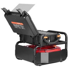 165ft Sewer Camera 10.1&Prime; Touchscreen Self-Leveling with 512Hz Transmitter