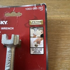 Husky Pop-Up Plug Wrench Drain Holder Tool 1003 005 297 New Open Package