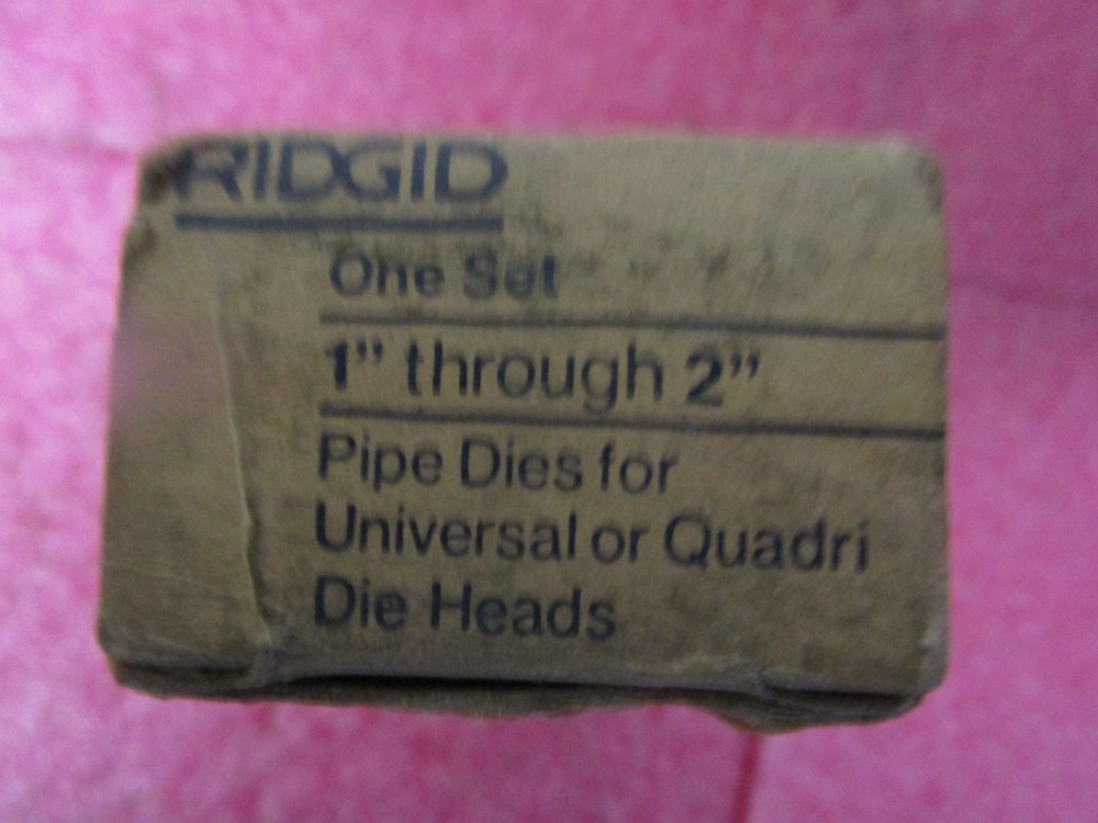 Ridgid 47805 1&Prime; &ndash; 2&Prime; Universal Pipe Dies Left Hand