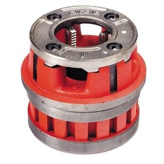 Manual Threading/Pipe and Bolt Die Head Complete w/Dies, 1-1/2 in-11-1/2 NPT,
