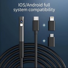 Pipe Inspection Camera Endoscope Video Sewer Drain Cleaner Waterproof Snake USB