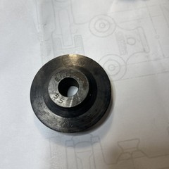 VINTAGE ELLIS & FORD PIPE CUTTER WHEEL [OD: 1-15/16, BORE: 7/16] (QTY: 1) NOS