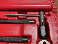 BOSCH TAP & DIE 37 PIECE TOOL SET 396501 SPIRAL POINT HEX DIES USA STEEL