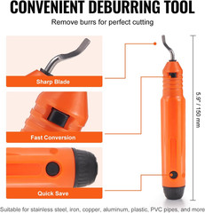 3PCS Tubing Cutter Set, 3/16&Prime;-2&Prime; O.D. Copper Pipe Cutter, 1/8&Prime;-7/8&Prime; O.D. Mini Tu