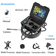 300FT 5mm Sewer Camera 10.1 Inch