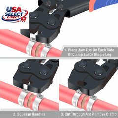 Icrimp PEX Cinch Clamp Removal Tool for 3/8&Prime; to 1&Prime; Clamps