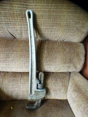 RIDGID 824 24&Prime; Aluminum Straight Pipe Wrench 24 Inch Heavy Duty Ridge Tool Co